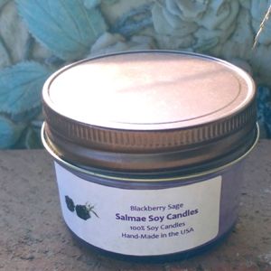 Hand Poured Soy Candles-Blackberry Sage